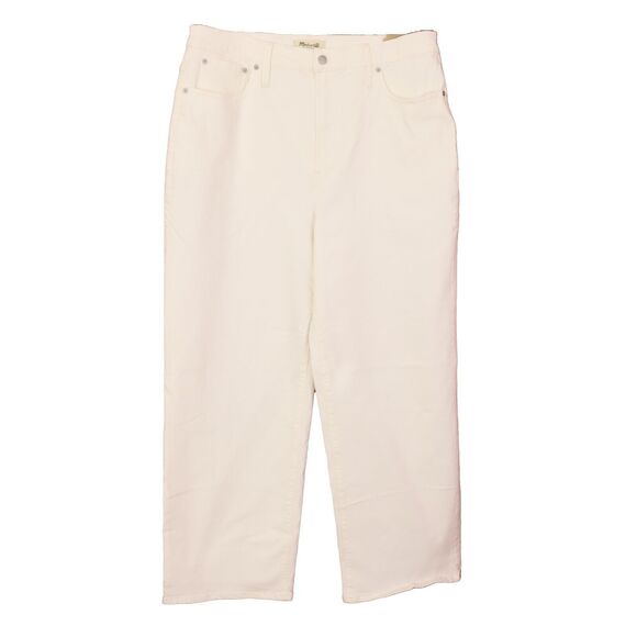 MADEWELL The Tall Perfect Vintage Wide-Leg Crop Jean 33T Tile White NWT B70 - Picture 2 of 6